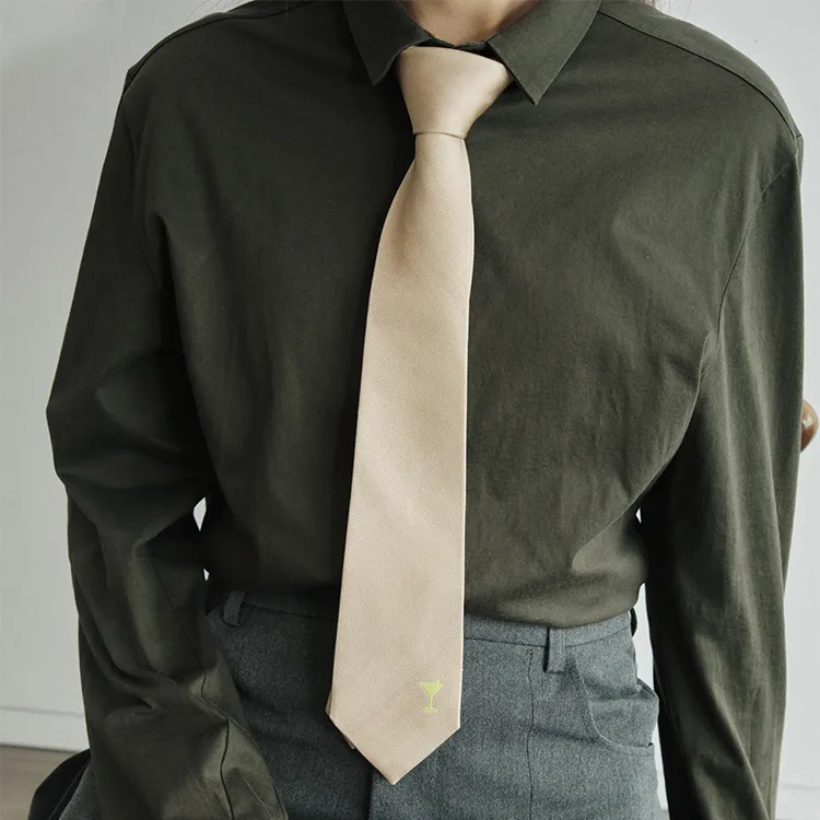 LOST PATTERN Mulberry Silk Ties Unisex-1