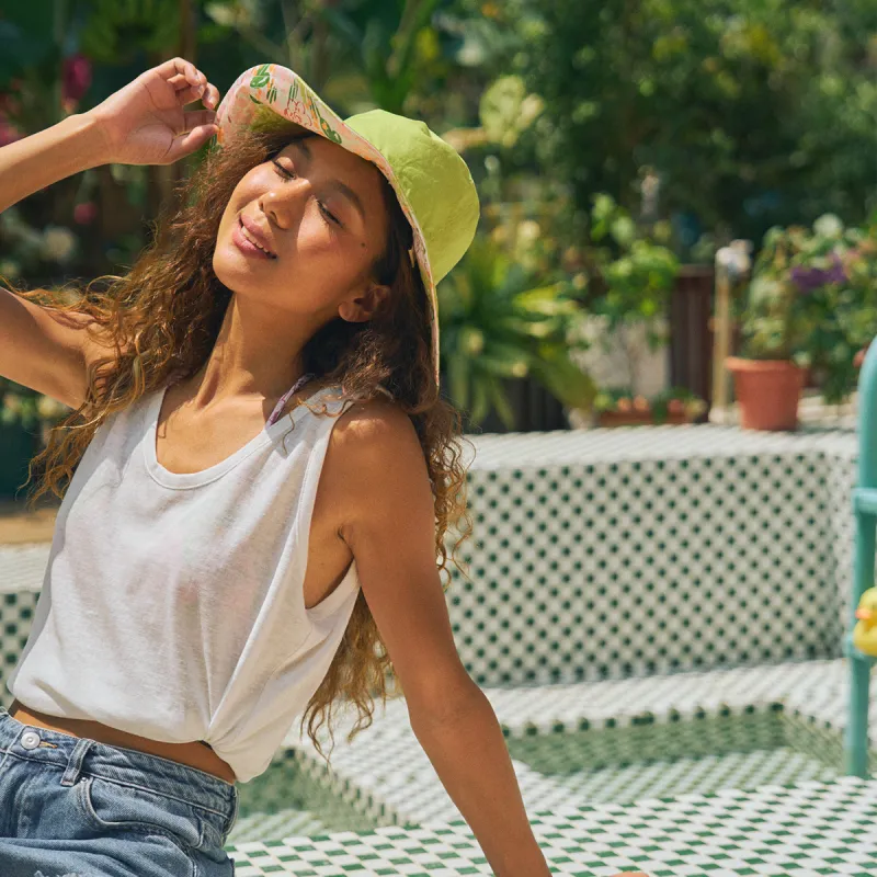 LOST PATTERN x RiMi Cotton Bucket Hats Unisex-2