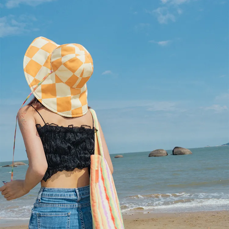 LOST PATTERN Polyester Bucket Hats Women's-3