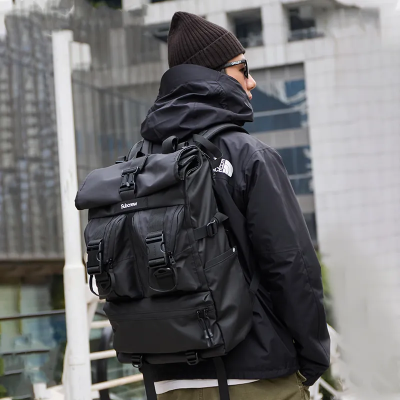 Subcrew Polyester Backpack Tubas Unisex Black-2