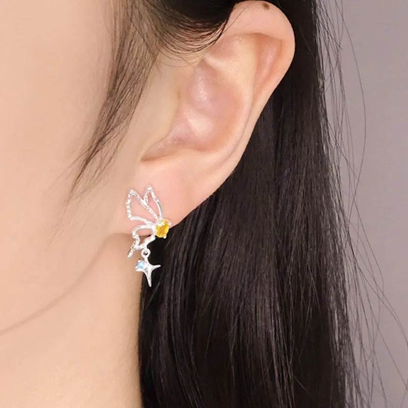 PIARA S925 Silver Earrings Women's-2