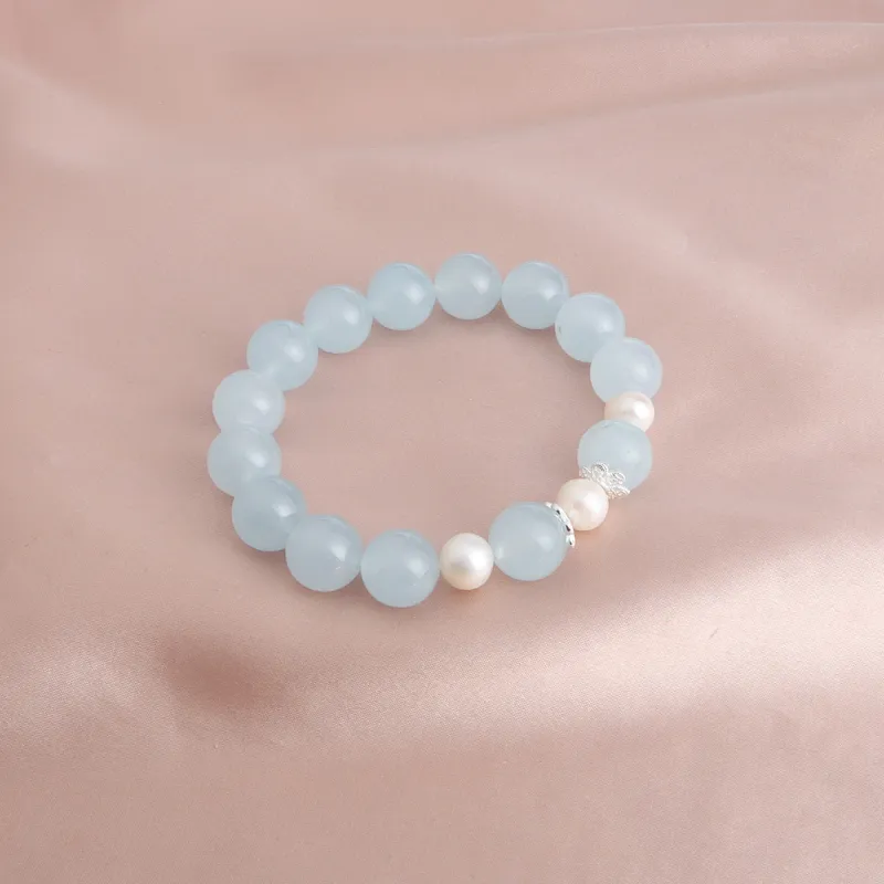 PIARA Synthetic Aquamarine Bracelets Women's-3