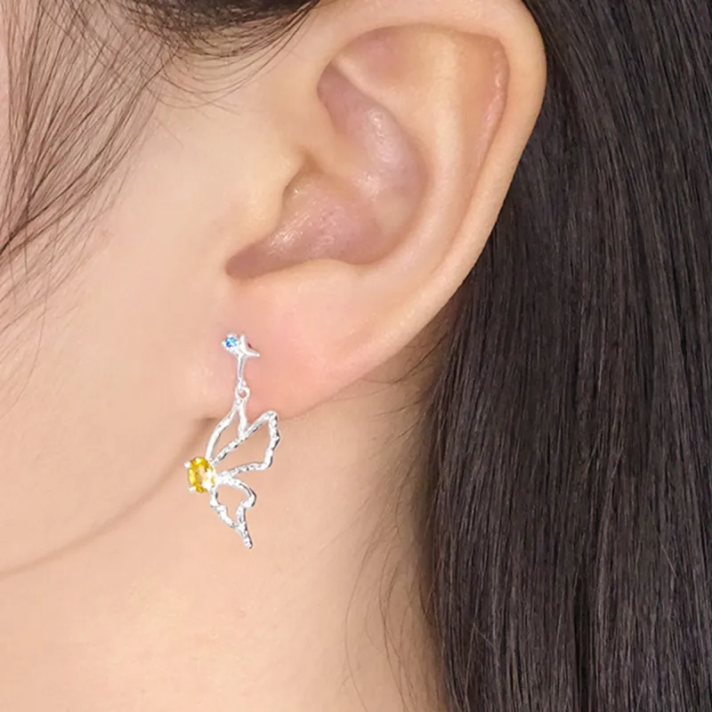PIARA S925 Silver Earrings Women's-4