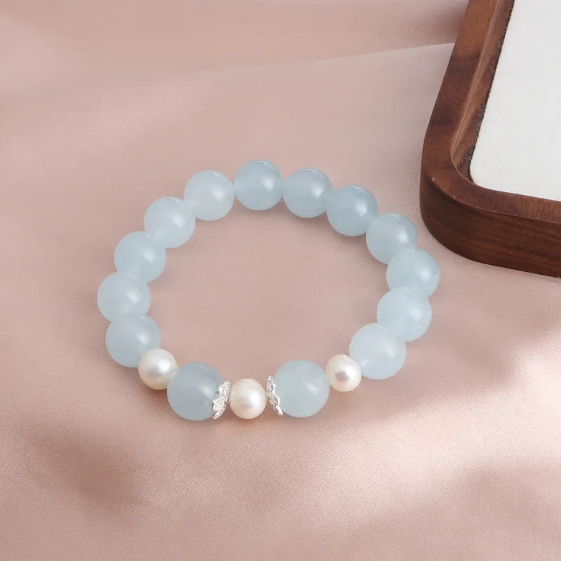 PIARA Synthetic Aquamarine Bracelets Women's-4