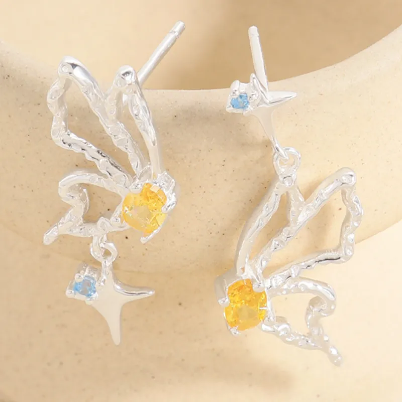 PIARA S925 Silver Earrings Women's-5