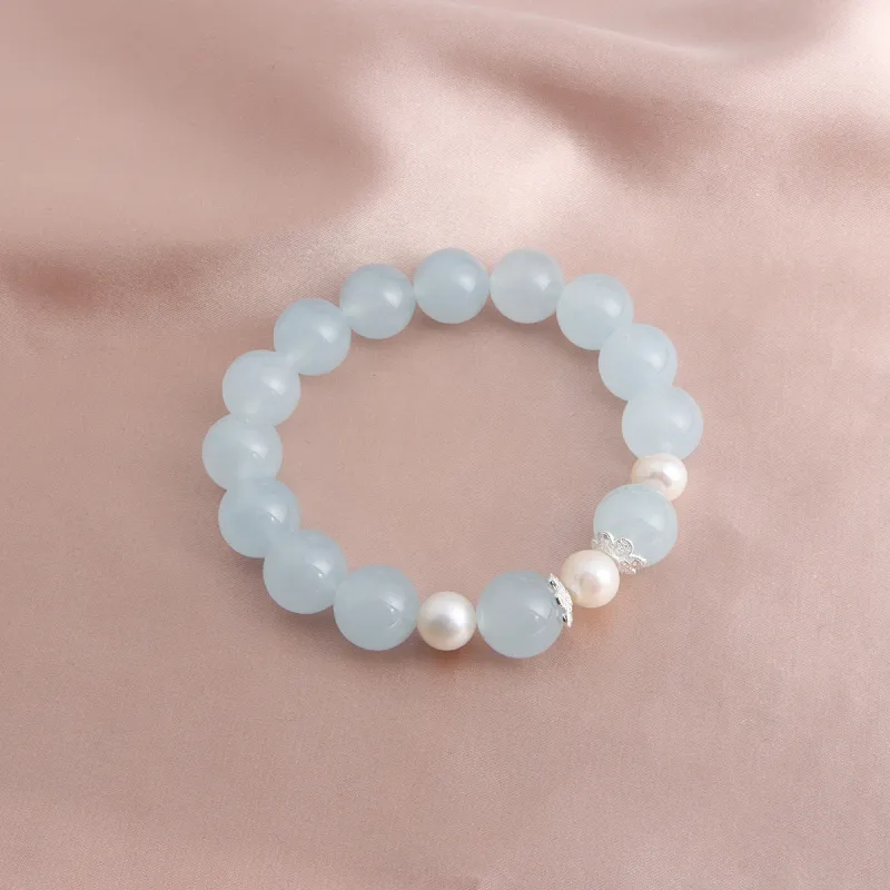 PIARA Synthetic Aquamarine Bracelets Women's-1