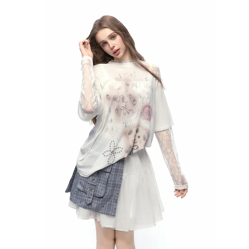 KODAKBLACK/KBLC Drop Shoulder Sleeve T Shirt Women's-2