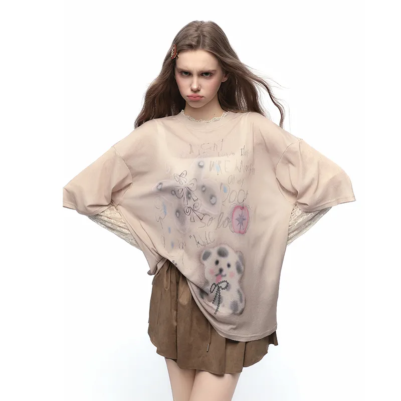 KODAKBLACK/KBLC Drop Shoulder Sleeve T Shirt Women's-11