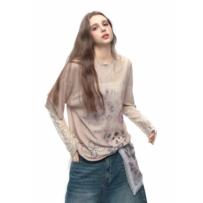 KODAKBLACK/KBLC Drop Shoulder Sleeve T Shirt Women's-10