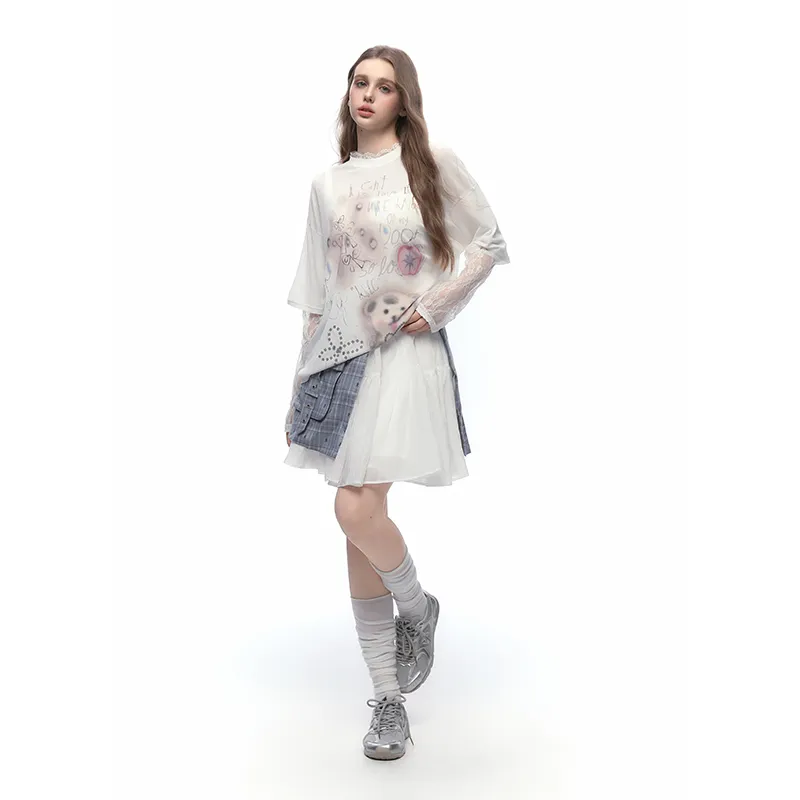 KODAKBLACK/KBLC Drop Shoulder Sleeve T Shirt Women's-5