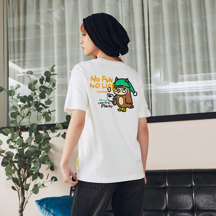 STAYREAL Crew Neck Short Sleeved T Shirts Unisex-11
