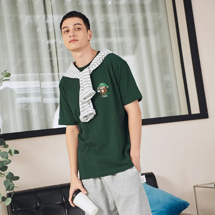 STAYREAL Crew Neck Short Sleeved T Shirts Unisex-3