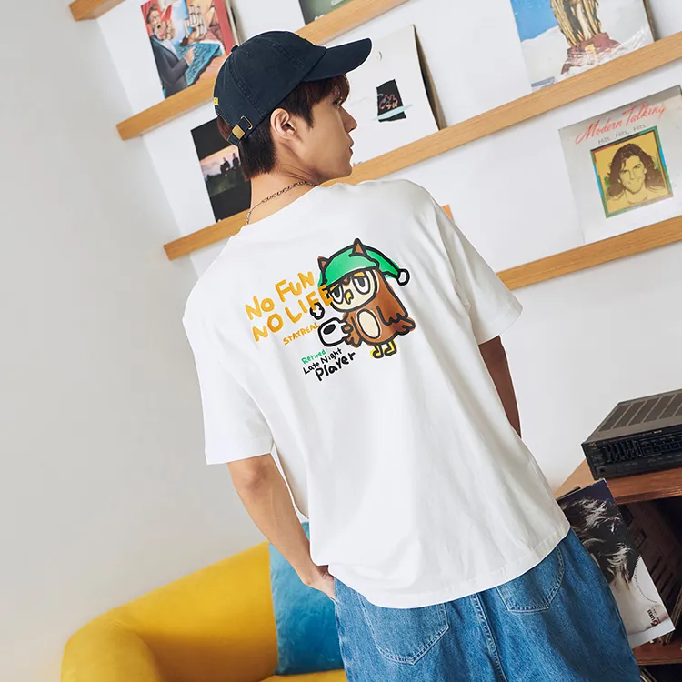 STAYREAL Crew Neck Short Sleeved T Shirts Unisex-19