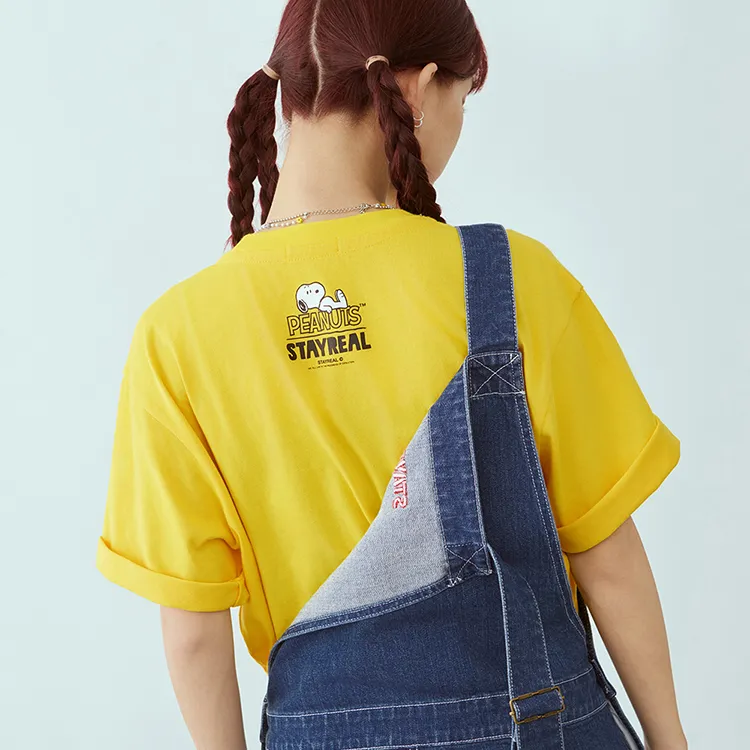 STAYREAL Snoopy Snoozing Pocket T Unisex-4