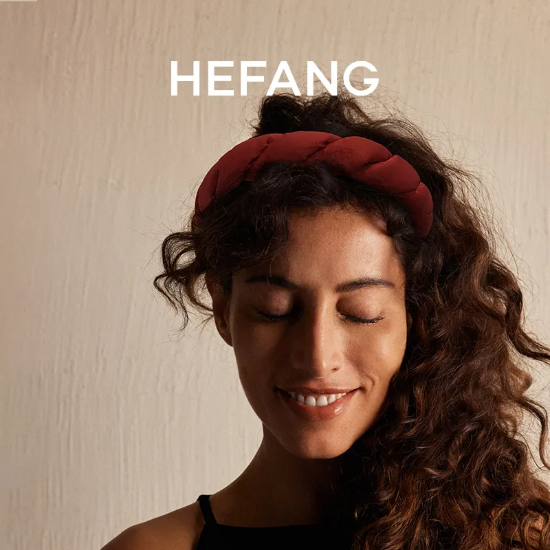 HEFANG Hair Accessories Polyester Headbands Women's-2
