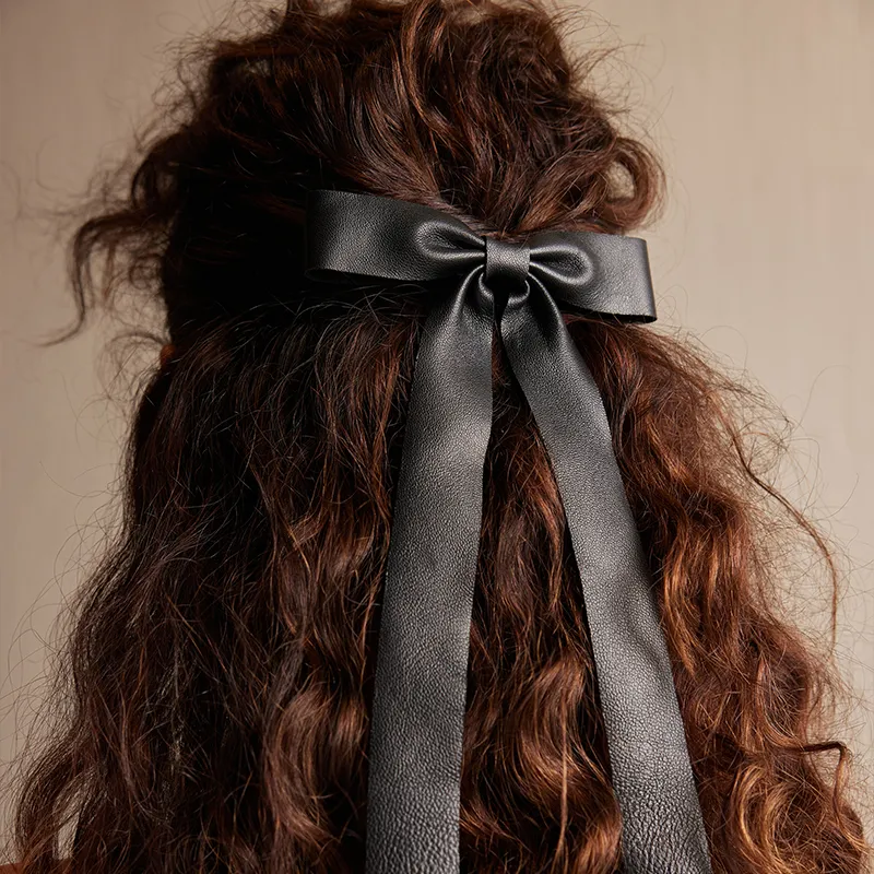 HEFANG Hair Accessories Sheepskin Hair Clips Women's-2