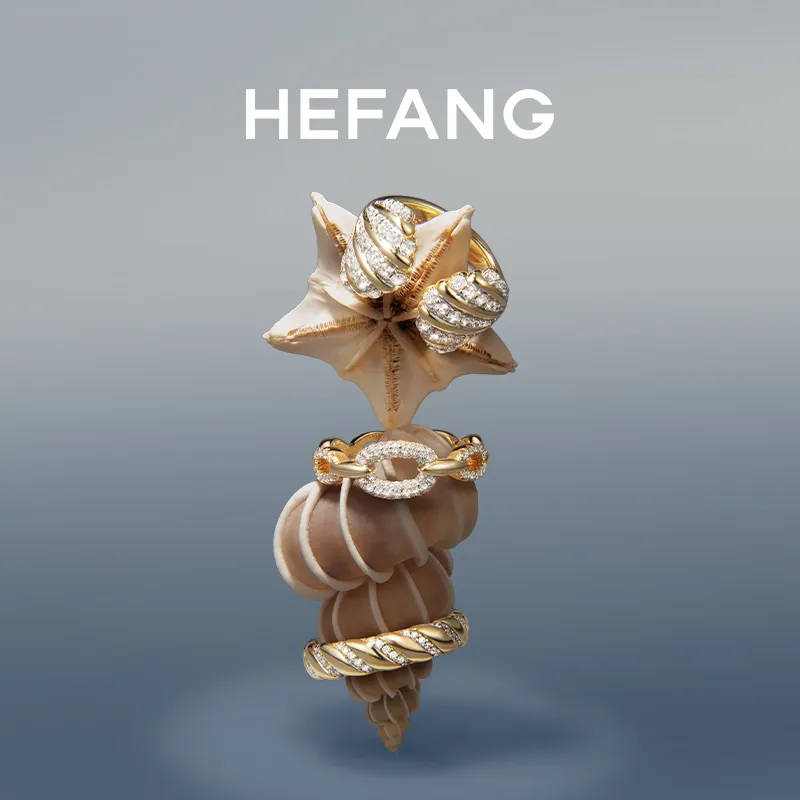 HEFANG Vocation 925 Sterling Silver Rings Women's-3