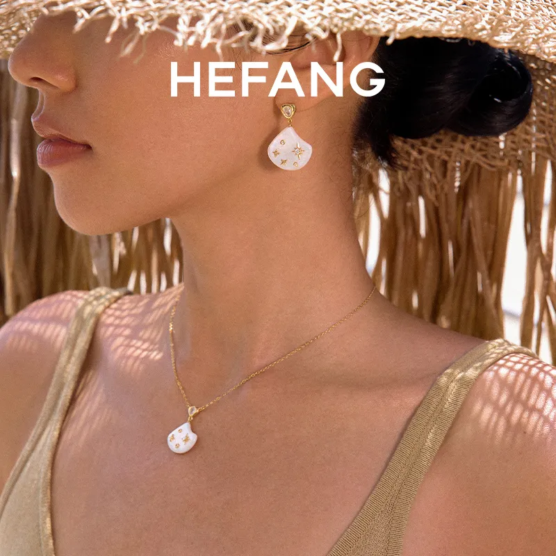 HEFANG 925 Sterling Silver Necklaces Unisex-2