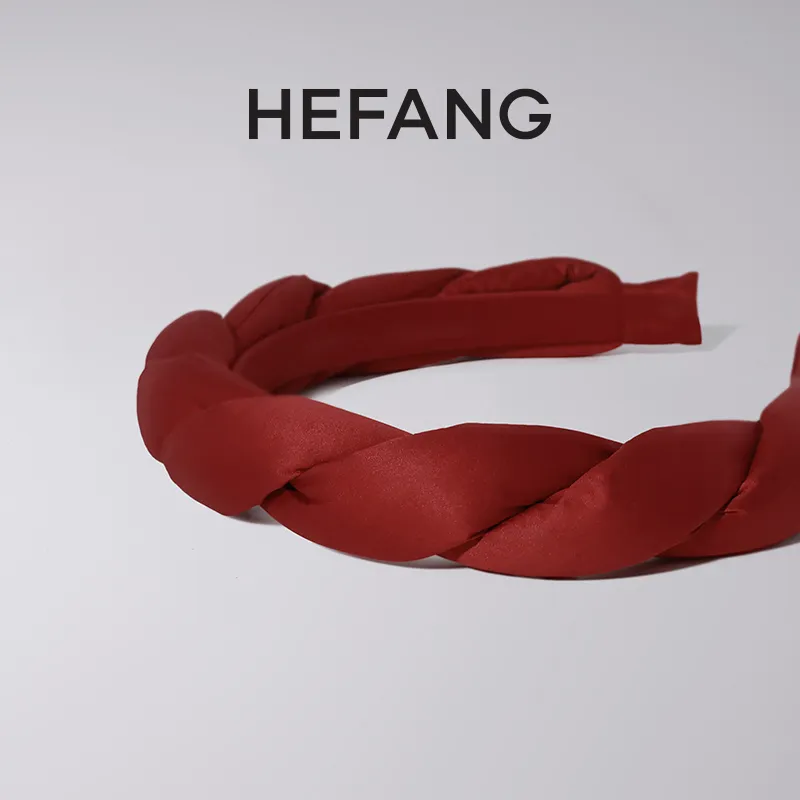 HEFANG Hair Accessories Polyester Headbands Women's-4