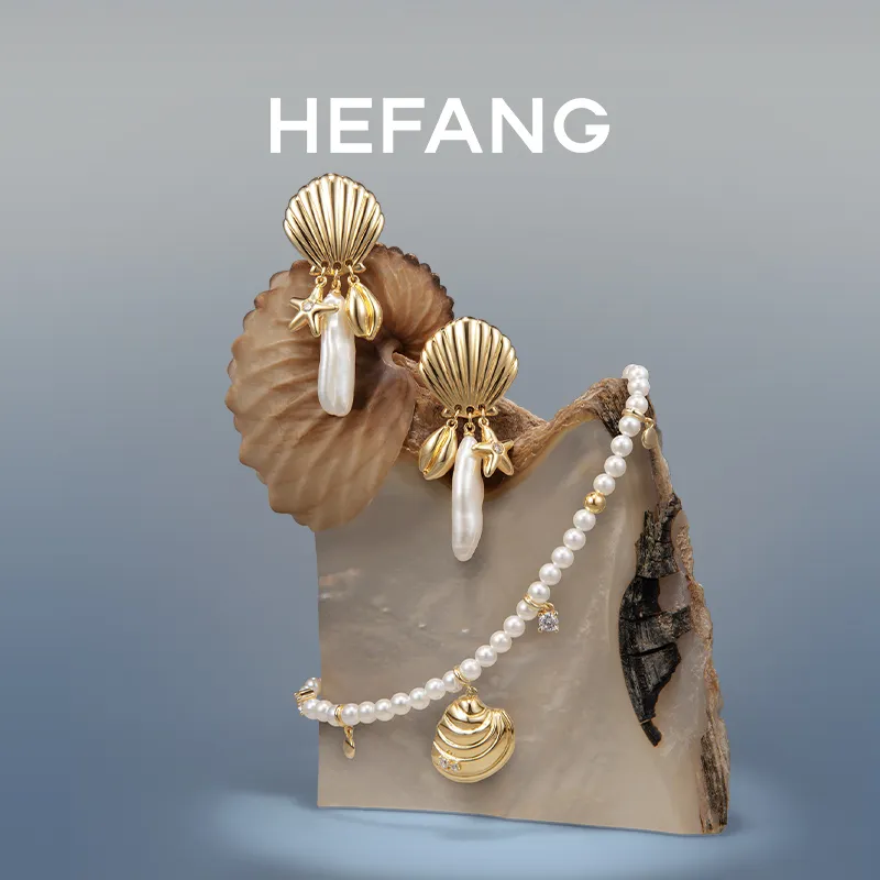HEFANG S925 Silver Earrings Women's-3