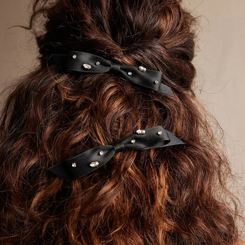 HEFANG Hair Accessories Polyester Hair Clips Women's-2