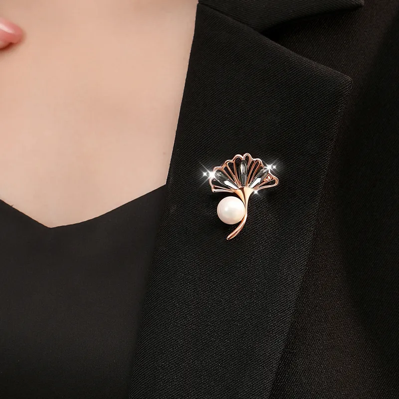 SENDME Eco Friendly Copper Brooches Women's-5