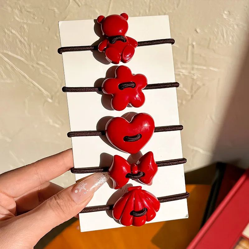 SENDME Rubber Band Hair Tie Women's-5