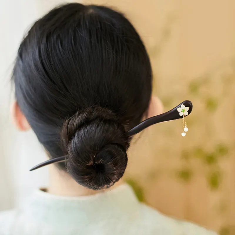 SENDME Hairpins Women's Flower Gel Hairpin-4