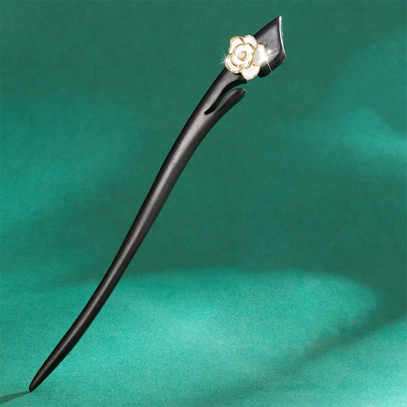 SENDME Ebony Wood Hairpins Women's-6