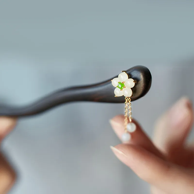 SENDME Hairpins Women's Flower Gel Hairpin-7
