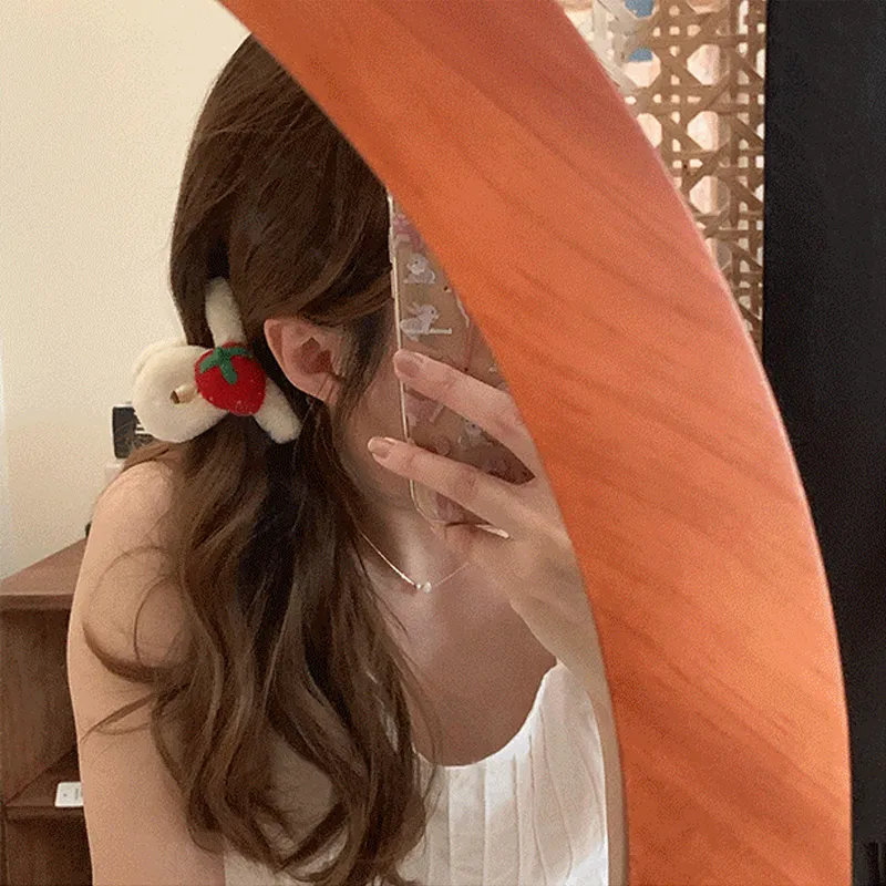 SENDME Plush Hair Clips Women's-8