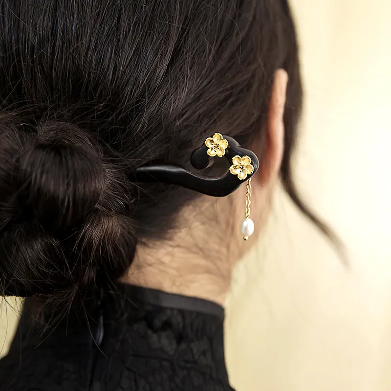 SENDME Hairpins Women's Plum Blossom Hairpin-1