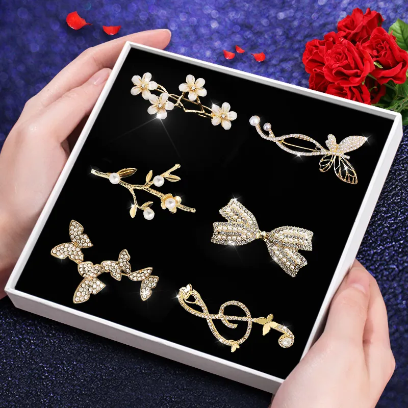SENDME Alloy Hair Clips Women's-5