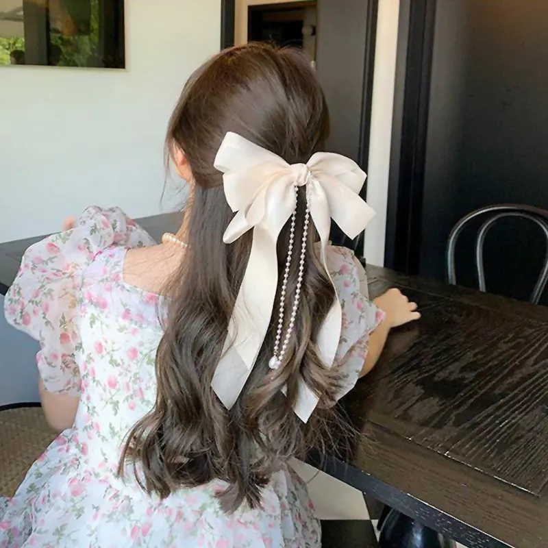 SENDME Hairpins Women's Bowknot Ribbon Hairpin-6