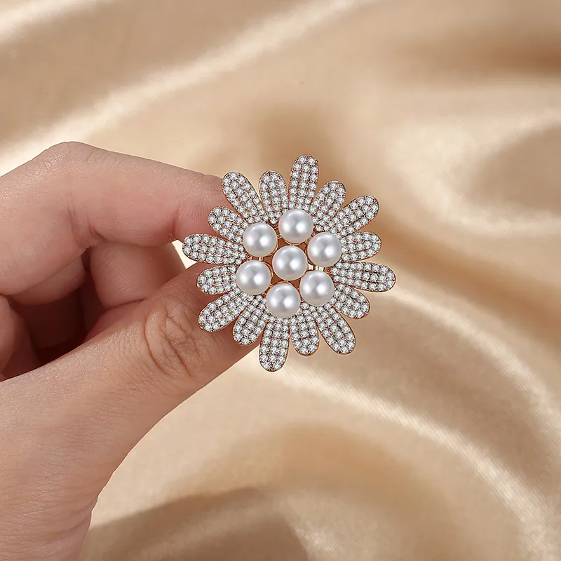 SENDME Eco Friendly Copper Brooches Women's-3