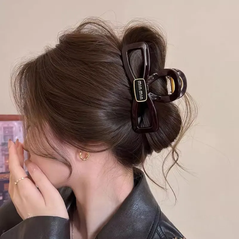 SENDME Acrylic Hair Clips Women's-1