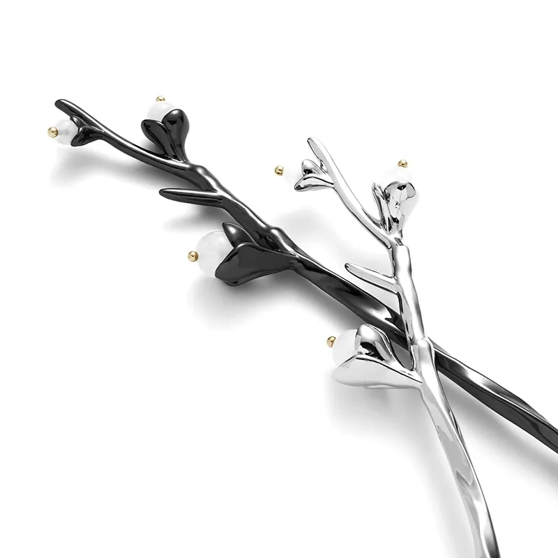 SENDME Alloy, Moonstone Hairpins Women's-6