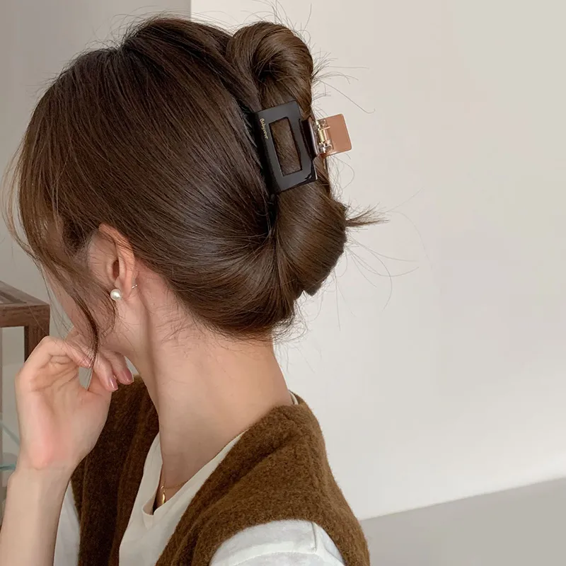 SENDME Acrylic Hair Clips Women's-2
