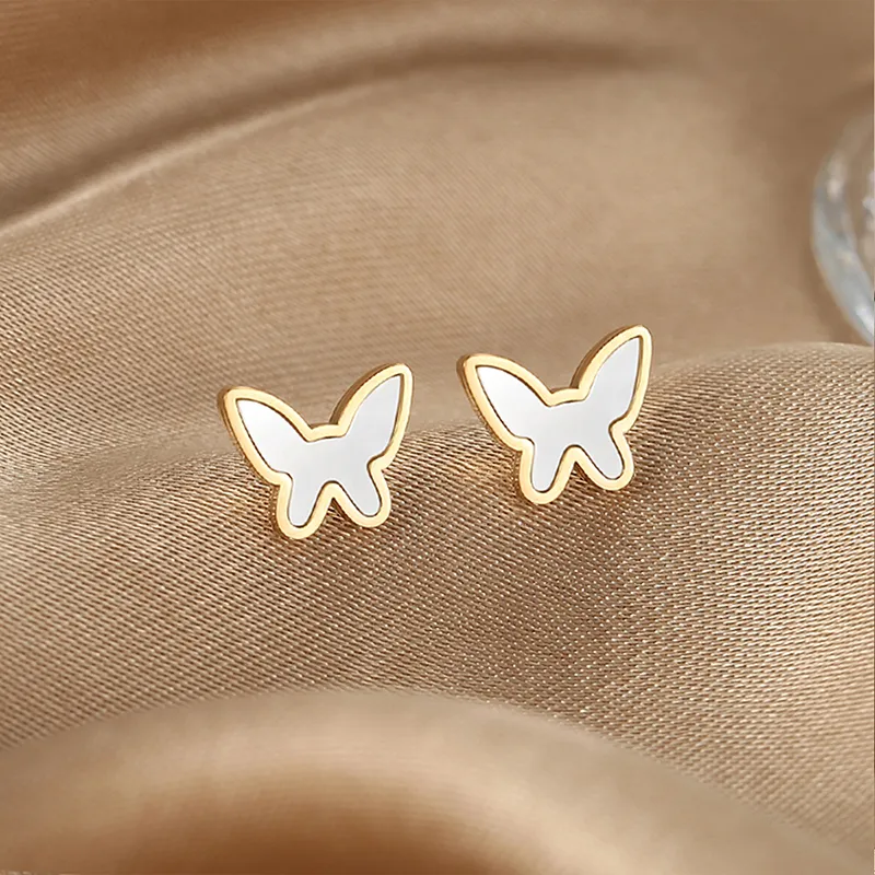 SENDME Eco Friendly Copper Stud Earrings Women's-6