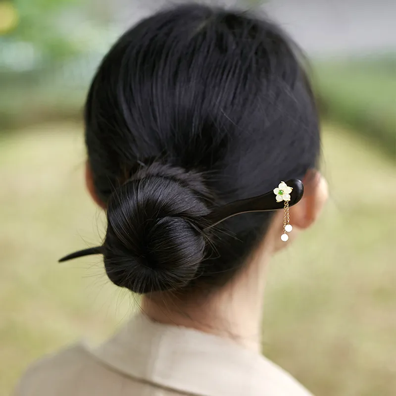 SENDME Hairpins Women's Flower Gel Hairpin-9
