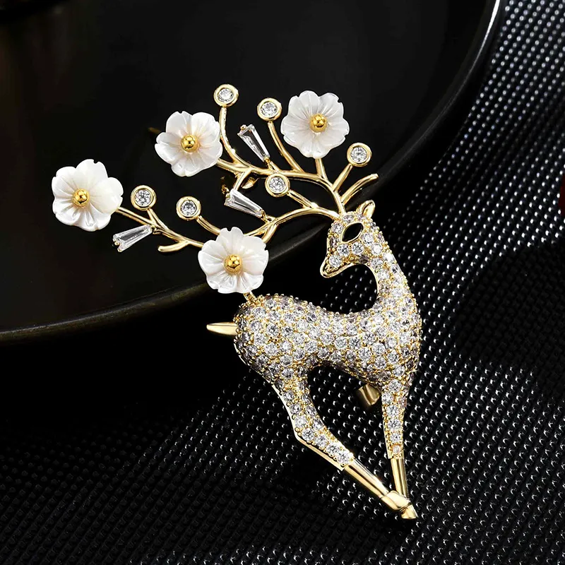 SENDME Eco Friendly Copper Brooches Unisex-3
