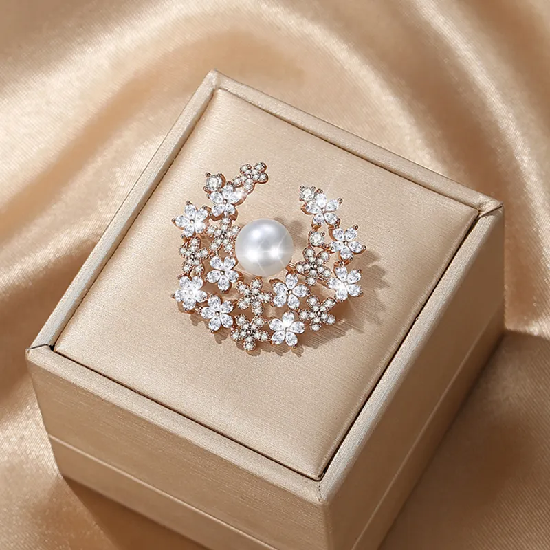 SENDME Eco Friendly Copper Brooches Women's-5