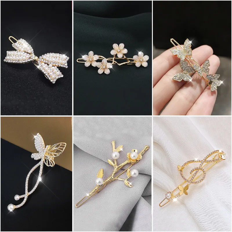 SENDME Alloy Hair Clips Women's-2