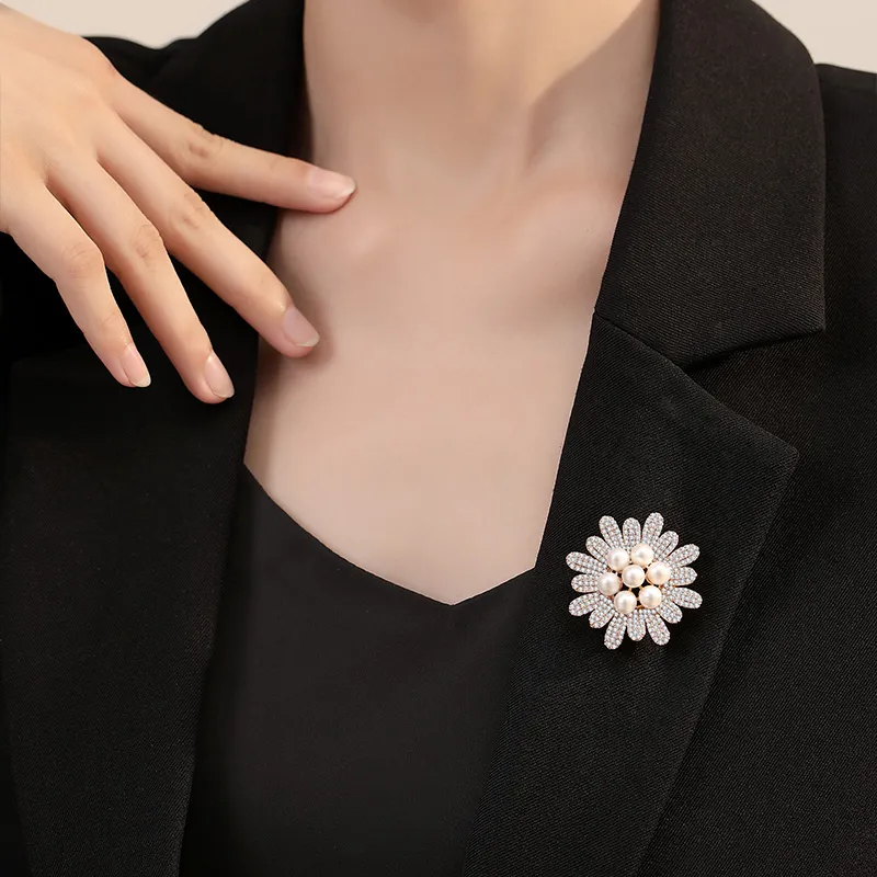 SENDME Eco Friendly Copper Brooches Women's-4