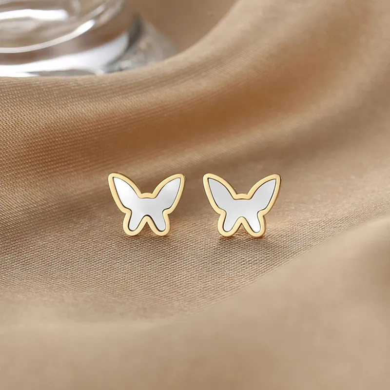 SENDME Eco Friendly Copper Stud Earrings Women's-3