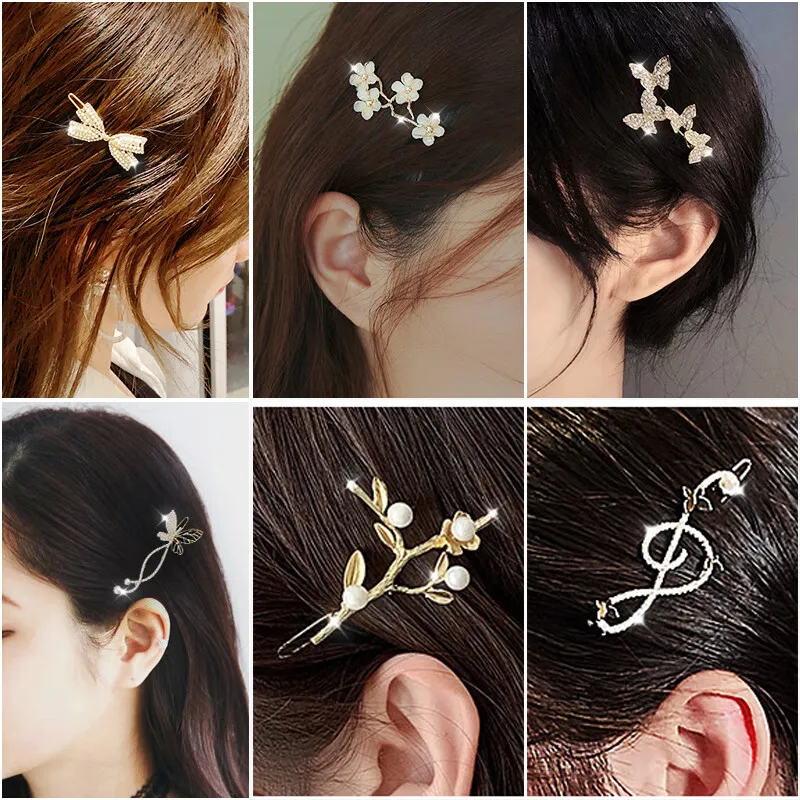 SENDME Alloy Hair Clips Women's-4