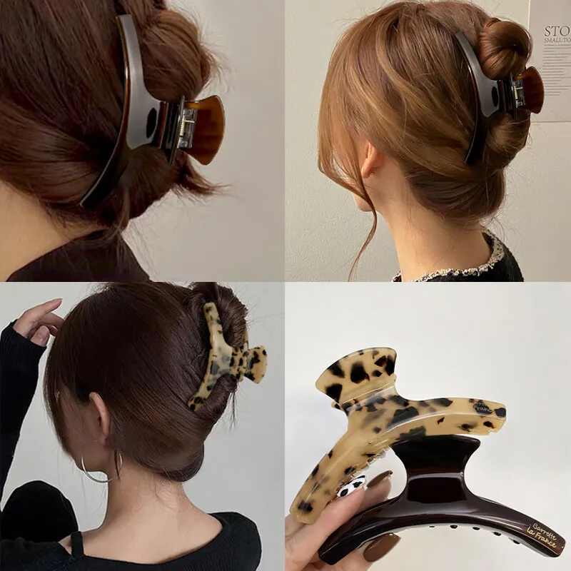 SENDME Acetate Hair Clips Women's-2