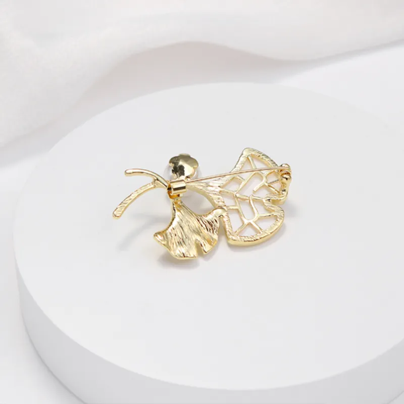 SENDME Eco Friendly Copper Brooches Women's-5
