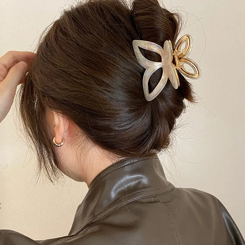 SENDME Acrylic Hair Clips Women's-5