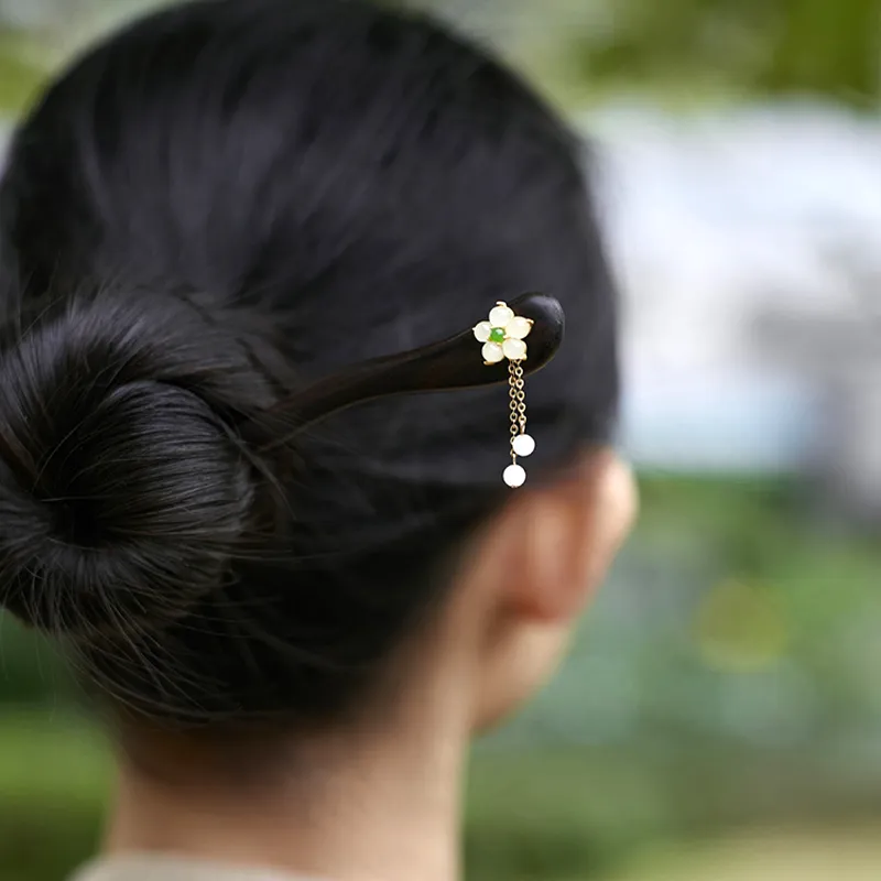 SENDME Hairpins Women's Flower Gel Hairpin-8